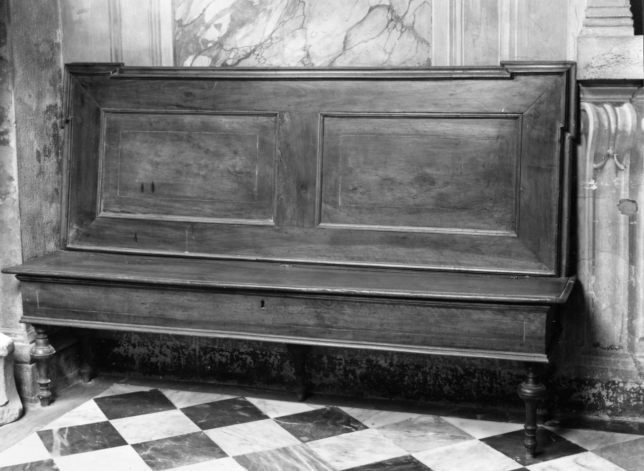 panca - manifattura toscana (prima metà sec. XVIII)