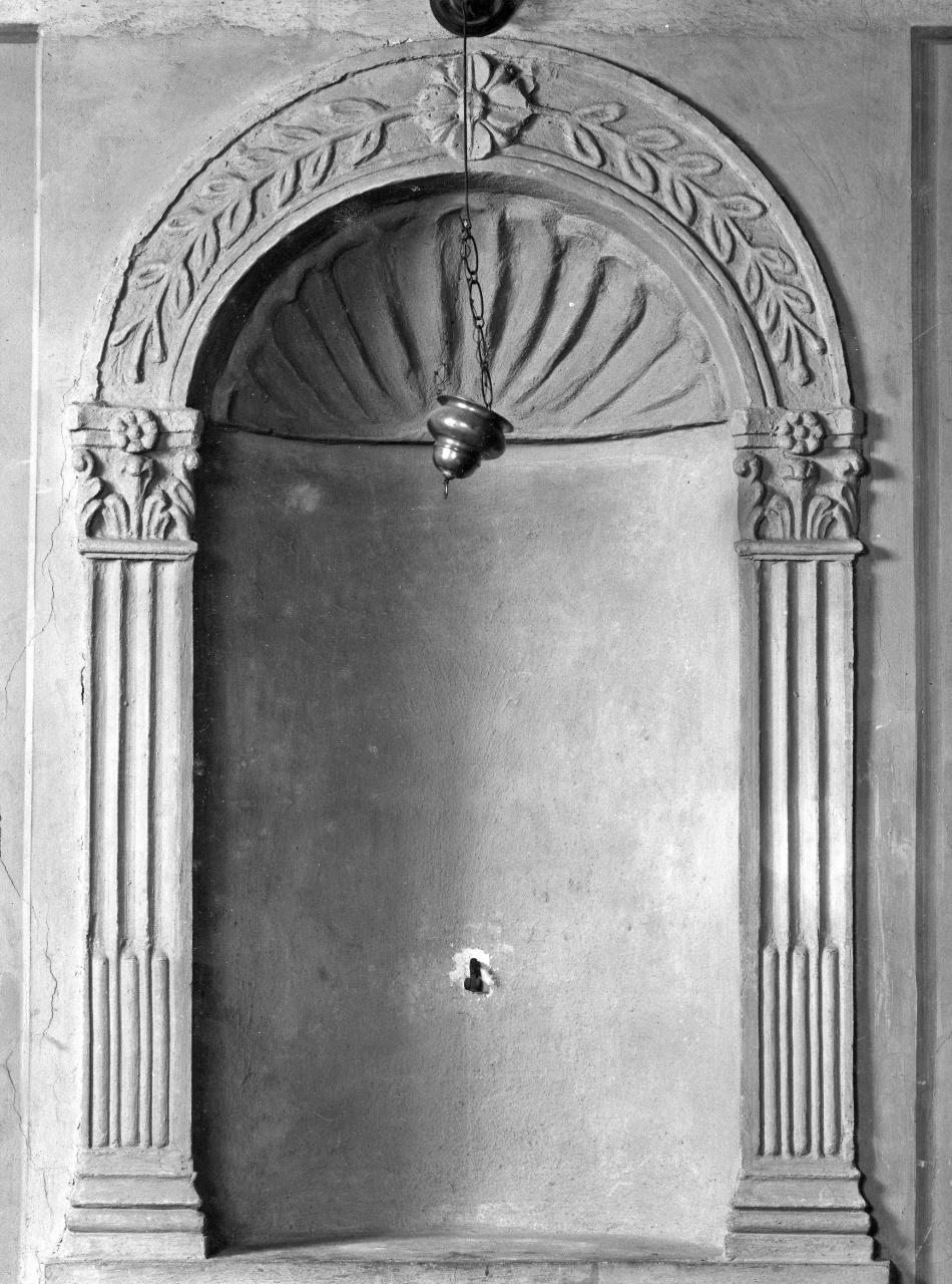 mostra di nicchia - manifattura toscana (seconda metà sec. XVI)