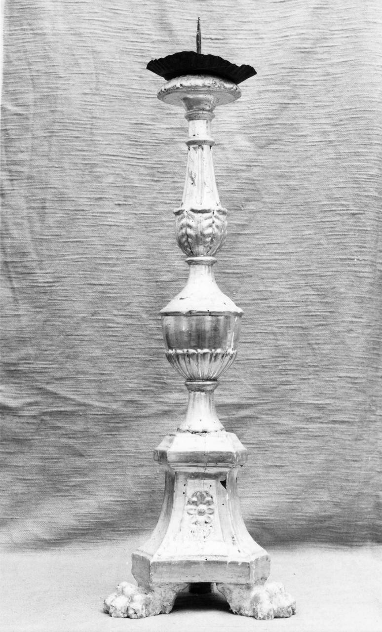 candeliere - bottega toscana (prima metà sec. XIX)