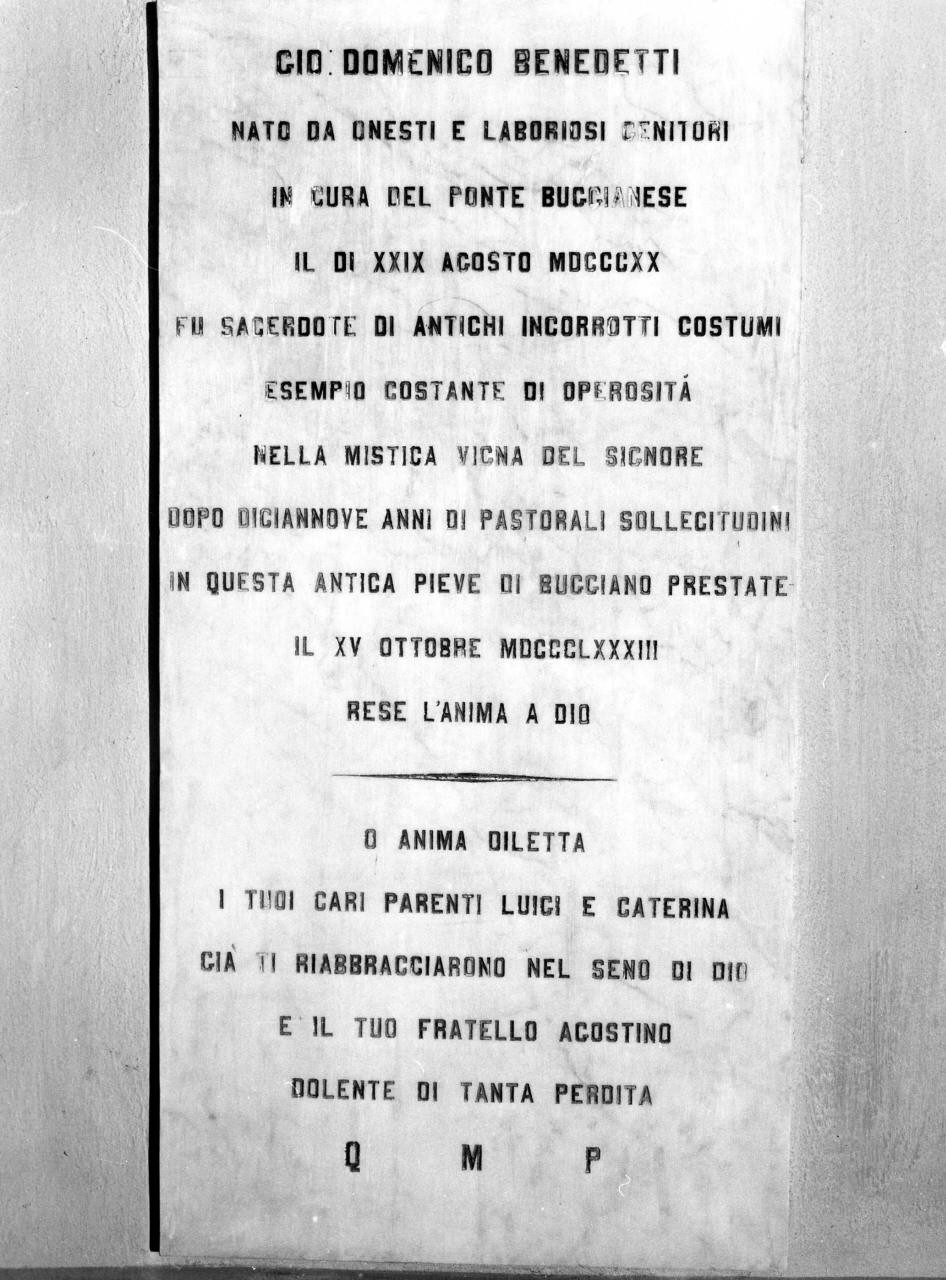 lapide - bottega toscana (sec. XIX)