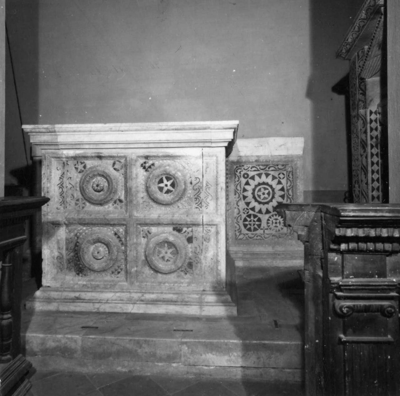 fonte battesimale di Guidetto (scuola) (fine sec. XIII, sec. XVI)