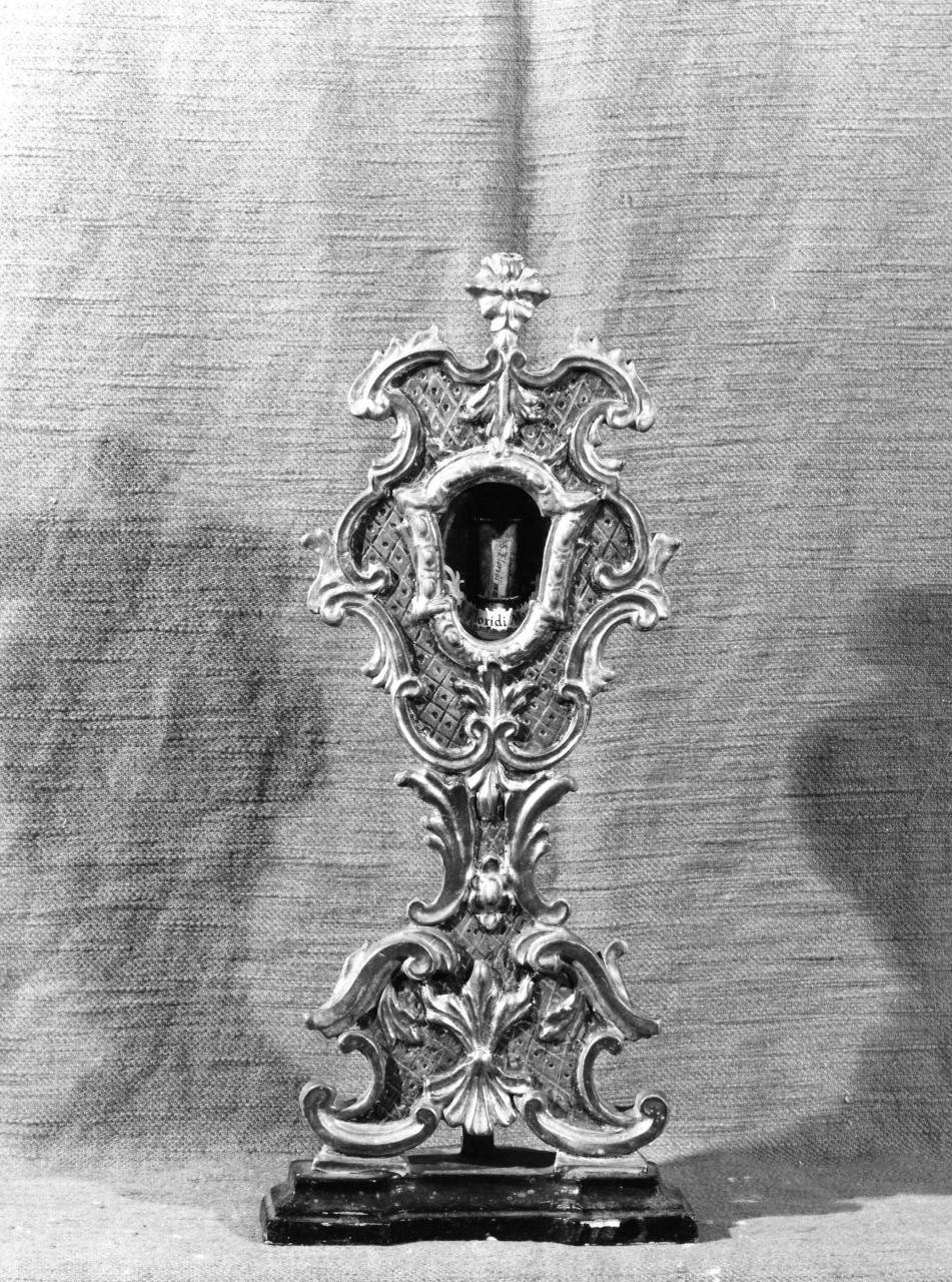 reliquiario - a ostensorio, insieme - bottega toscana (sec. XVIII)