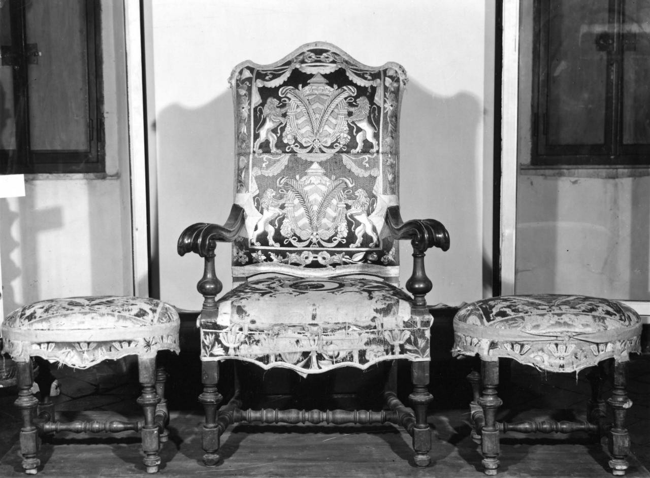 poltrona del celebrante - bottega toscana (secc. XVII/ XVIII)