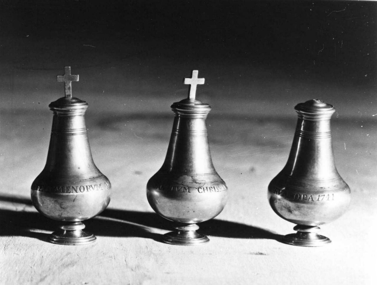 vasetto per il Crisma - bottega toscana (sec. XVIII)