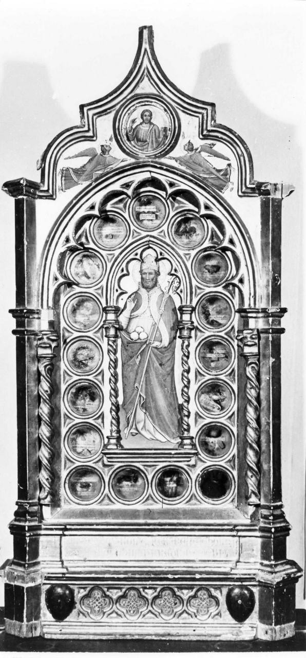 San Niccolò vescovo (tabernacolo-reliquiario) - ambito toscano (sec. XV)