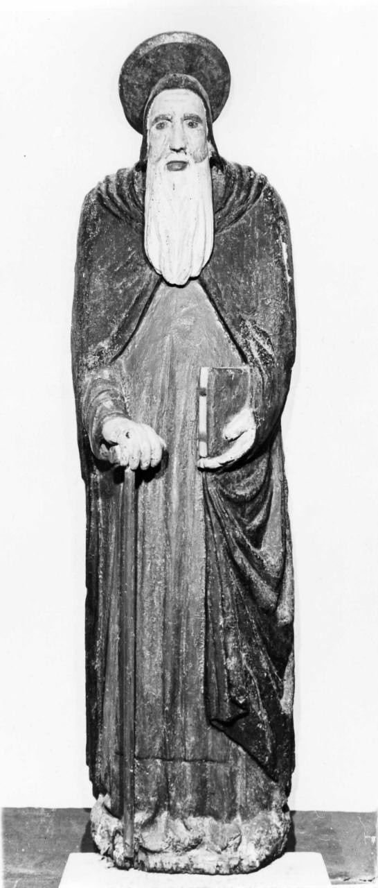 Sant'Antonio Abate (statua) - ambito lucchese (sec. XV)