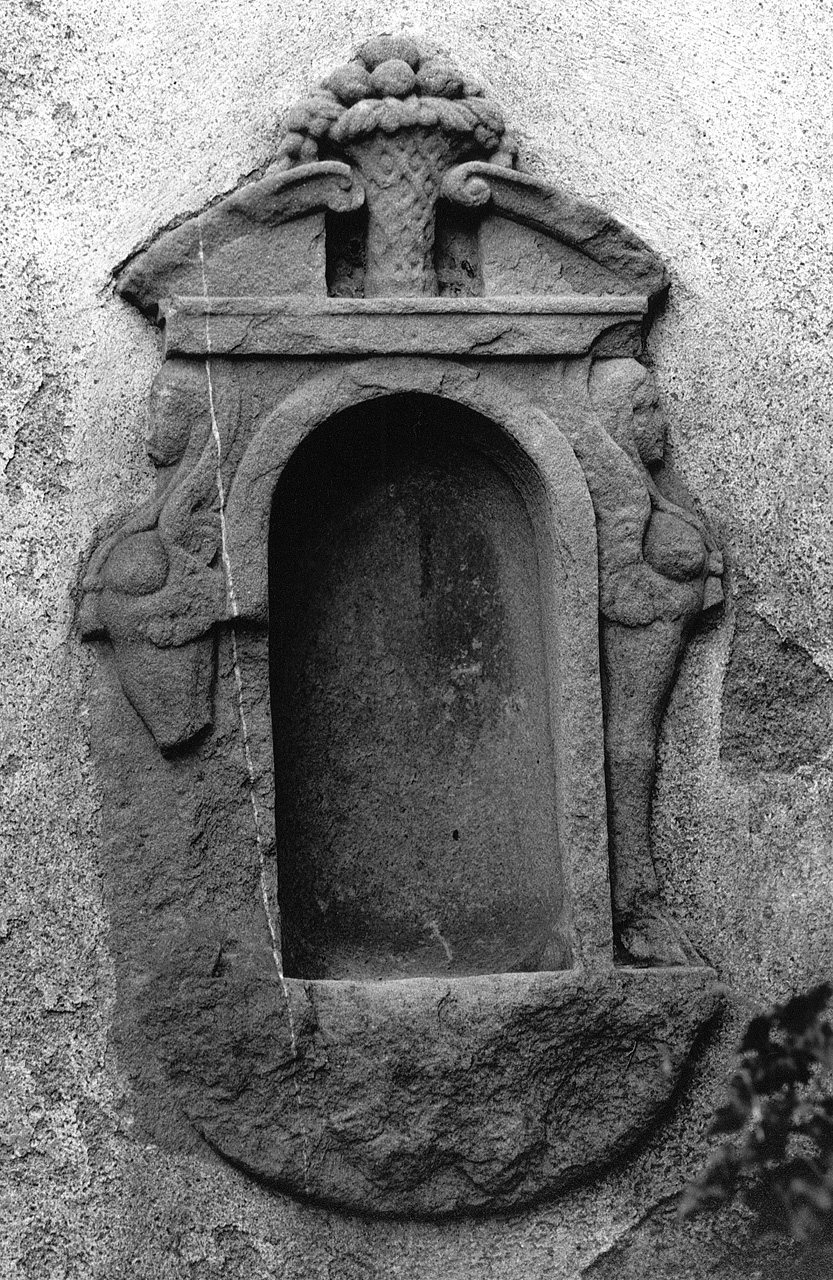 mostra di nicchia - bottega toscana (metà sec. XVI)