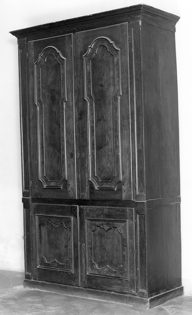 armadio - bottega piemontese (fine/inizio secc. XIX/ XX)