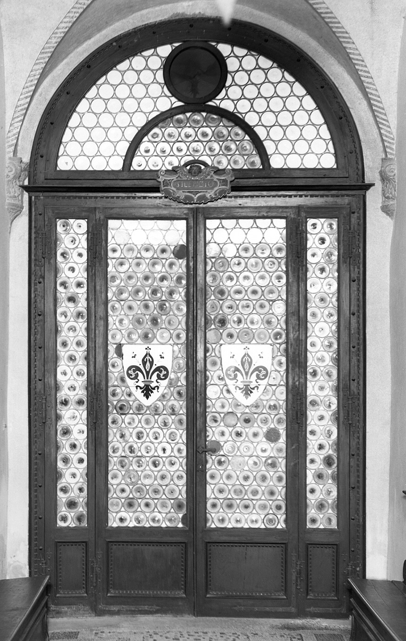 vetrata - bottega toscana (ultimo quarto sec. XIX)