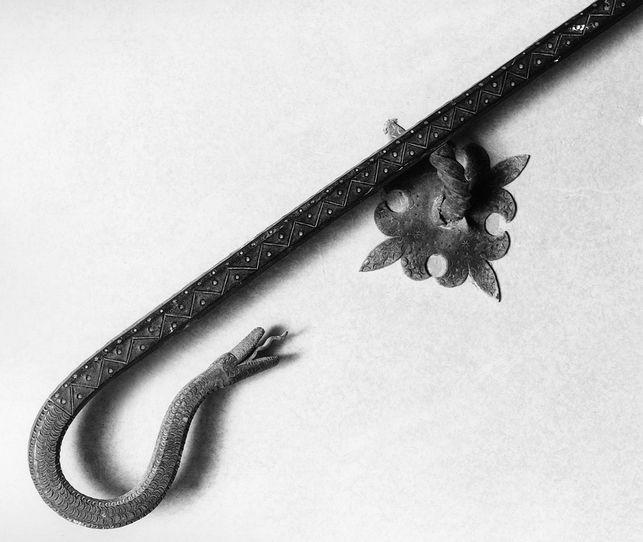 corrimano, serie - bottega toscana (ultimo quarto sec. XIX)