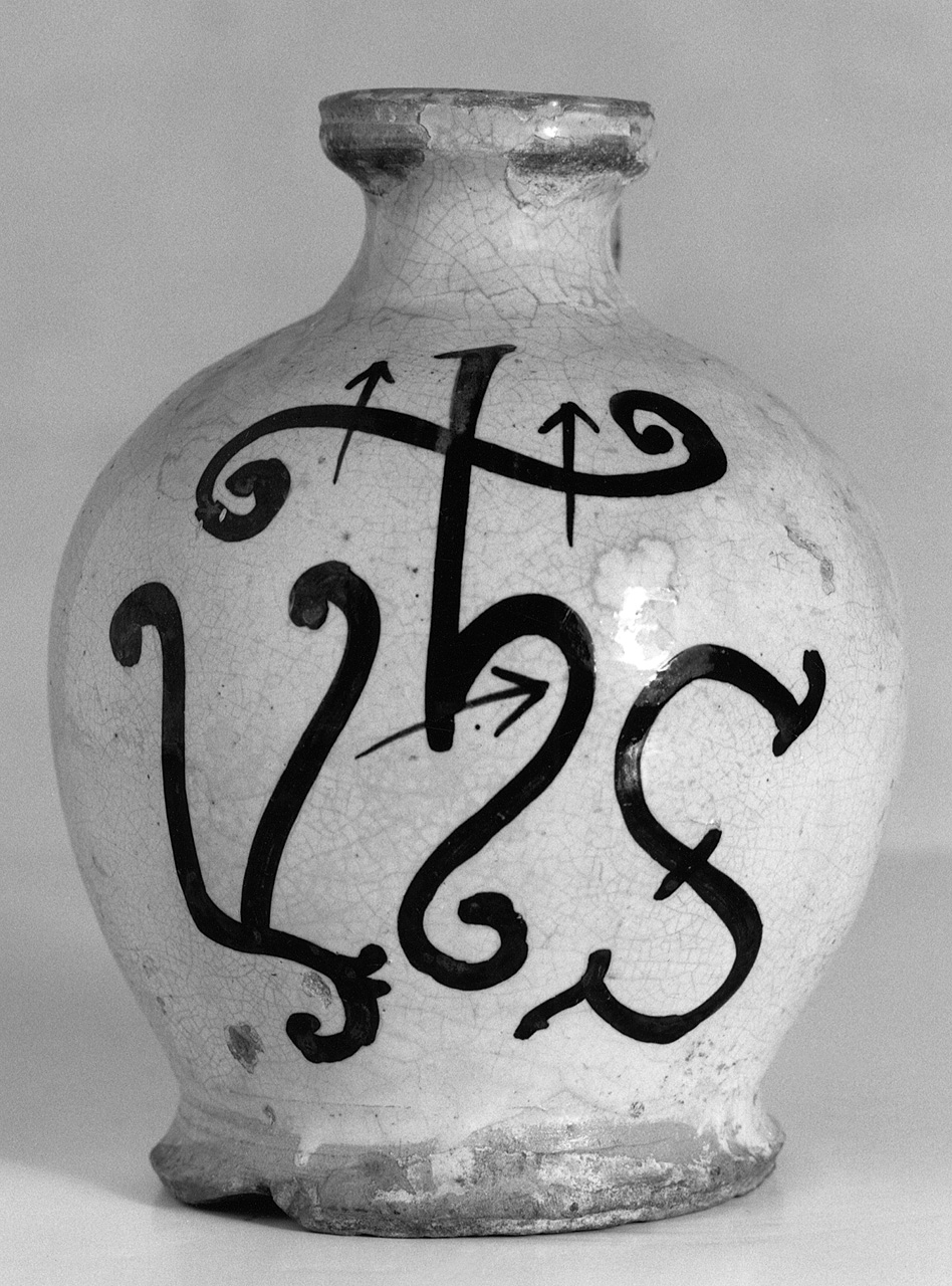 bottiglia - bottega toscana (seconda metà sec. XVI)