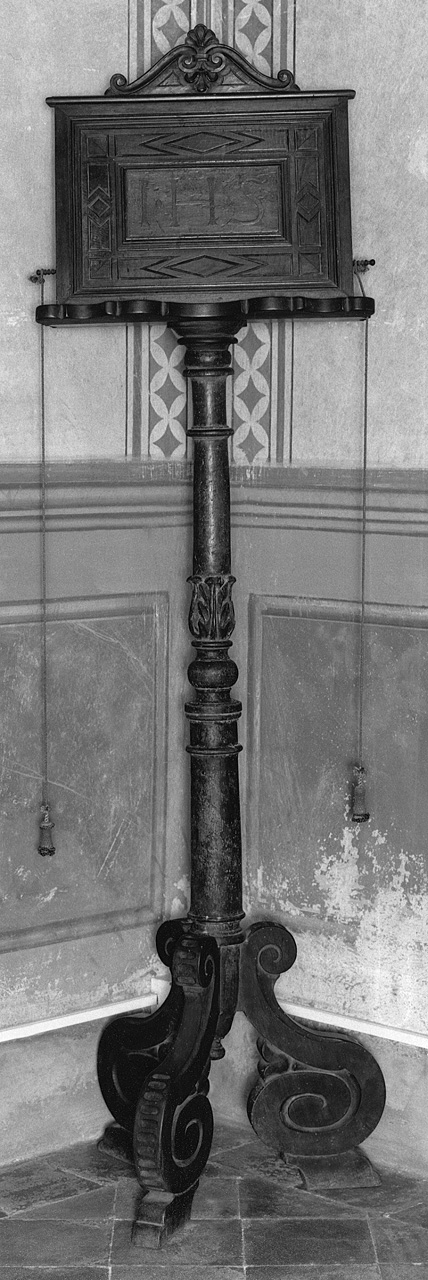 leggio a fusto - bottega toscana (fine/inizio secc. XVI/ XVII)