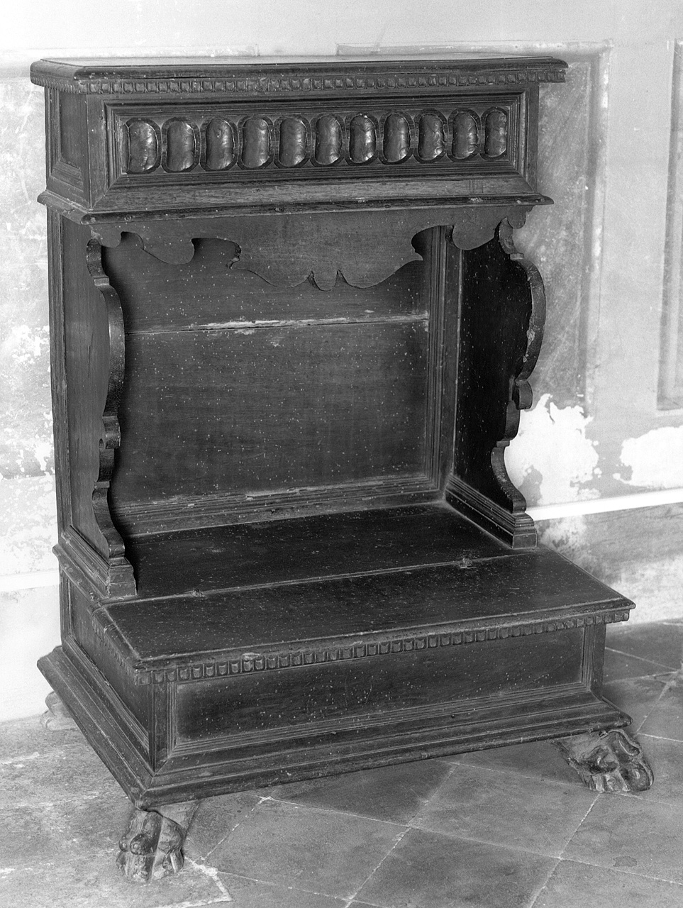 inginocchiatoio - bottega toscana (sec. XIX)