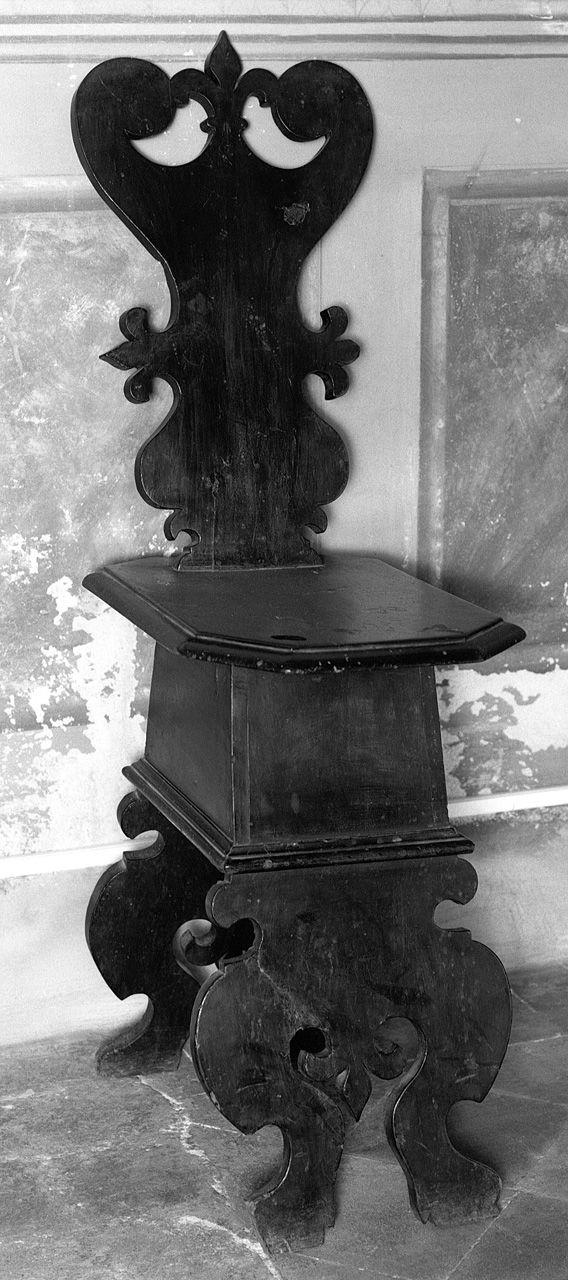 sgabello, serie - bottega fiorentina (seconda metà sec. XIX)