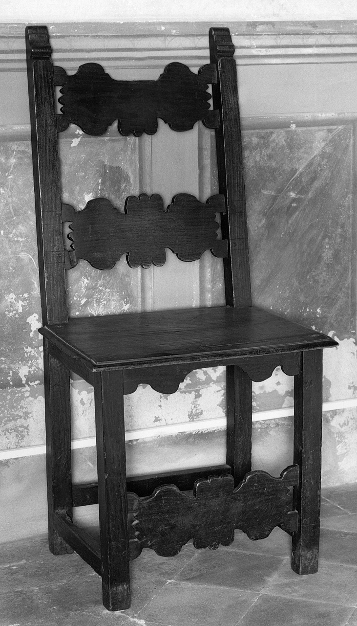 sedia, serie - bottega toscana (seconda metà sec. XIX)