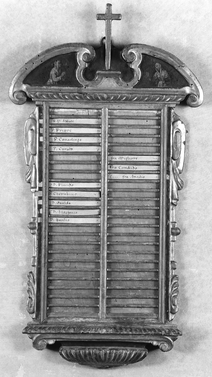 tabella di confraternita - bottega toscana (sec. XVIII)