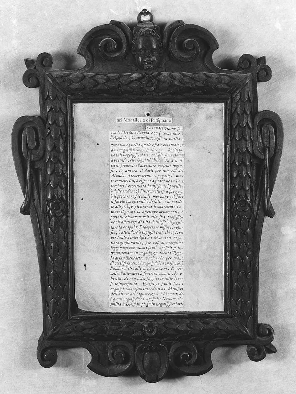 cornice - bottega toscana (fine/inizio secc. XVI/ XVII)