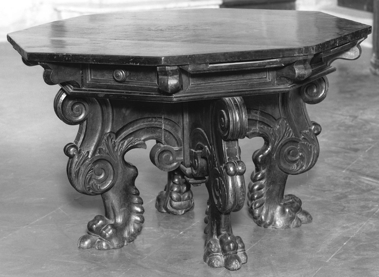 tavolo - bottega toscana (ultimo quarto sec. XIX)