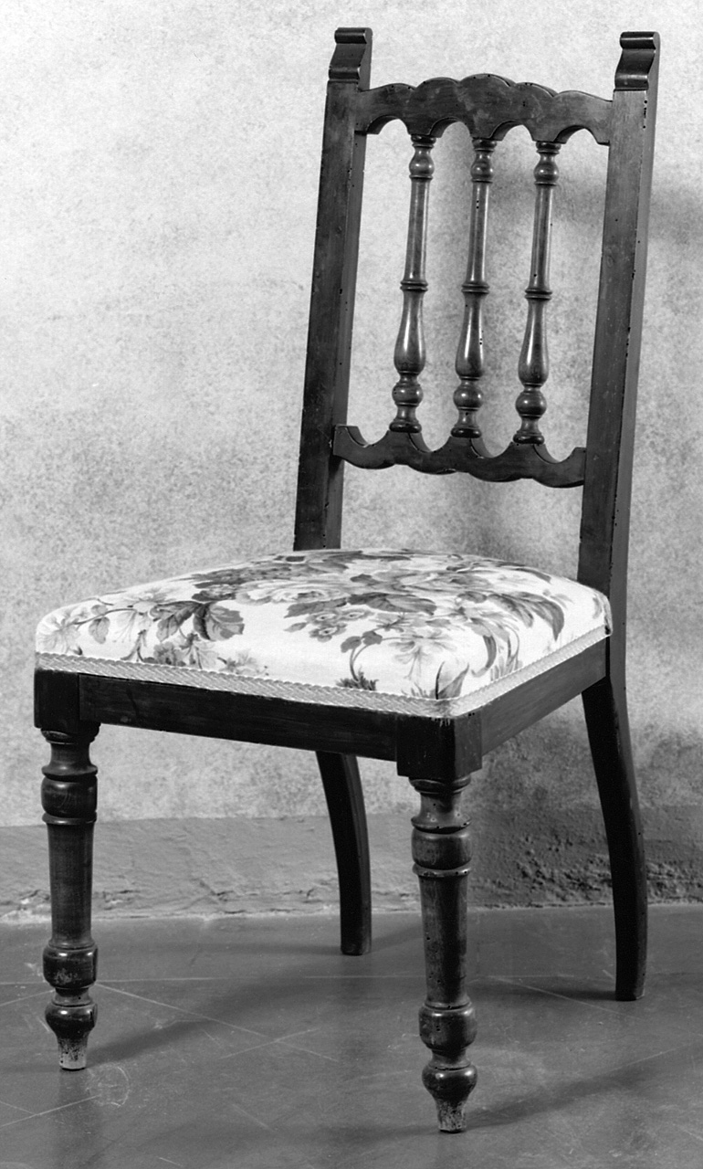 sedia, serie - bottega toscana (seconda metà sec. XIX)