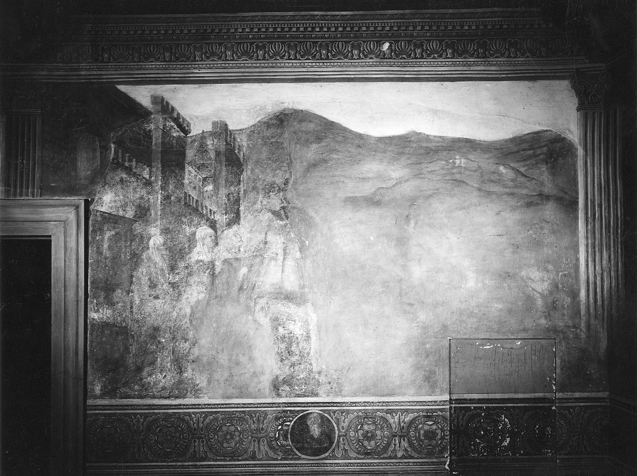 San Benedetto scomunica le due monache (dipinto) di Filippelli Filippo (sec. XV)