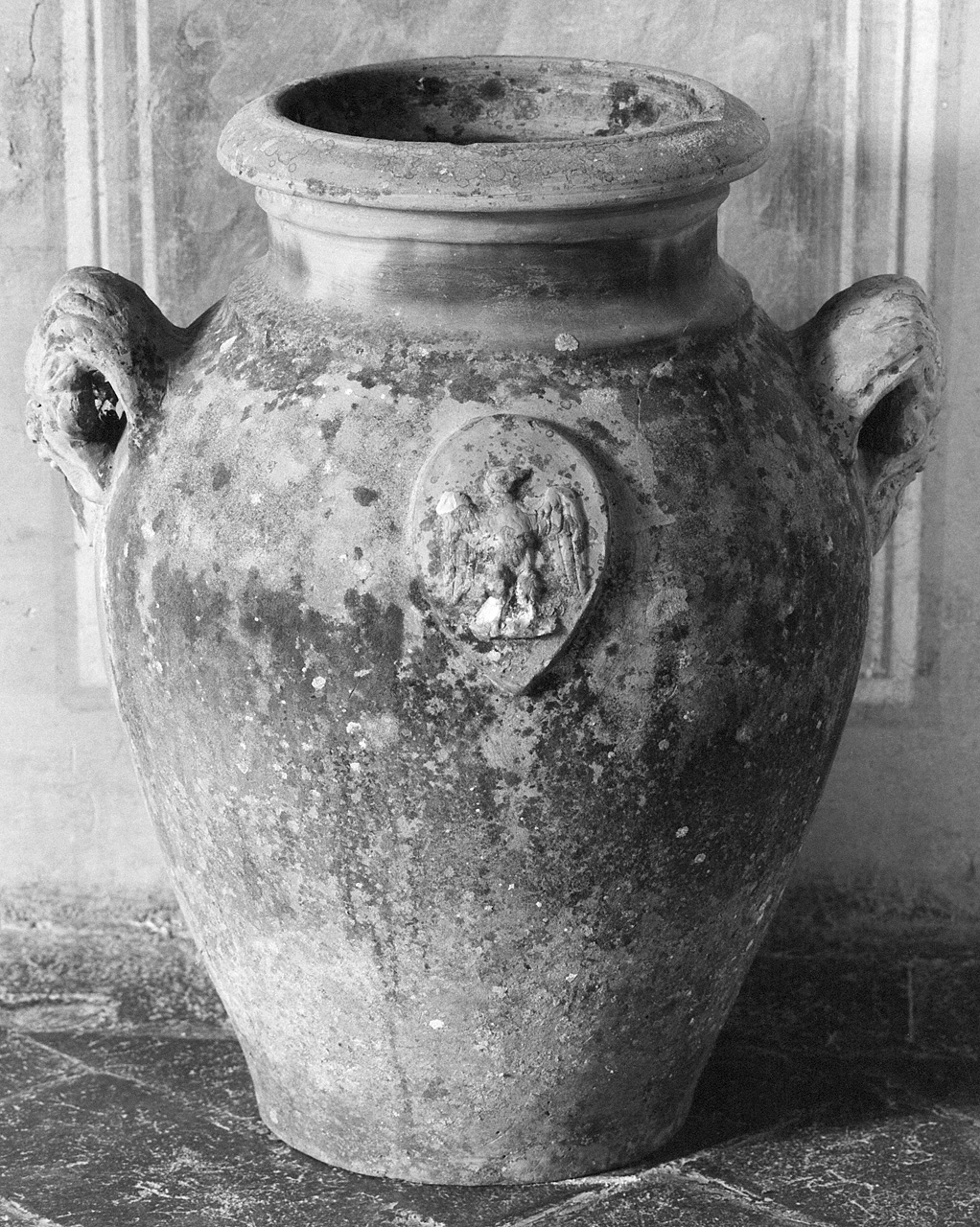 orcio - biansato, serie - manifattura toscana (ultimo quarto sec. XIX)