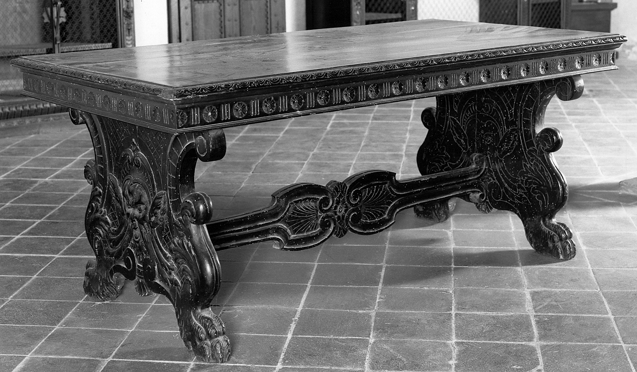 tavolo - bottega toscana (ultimo quarto sec. XIX)