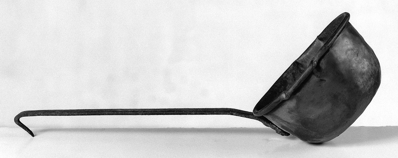 ramaiolo - bottega toscana (fine/inizio secc. XVII/ XVIII)