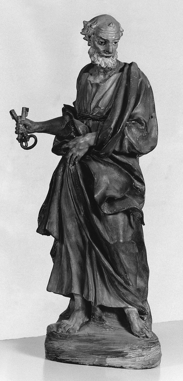 San Pietro (statuetta devozionale) - bottega toscana (seconda metà sec. XVII)