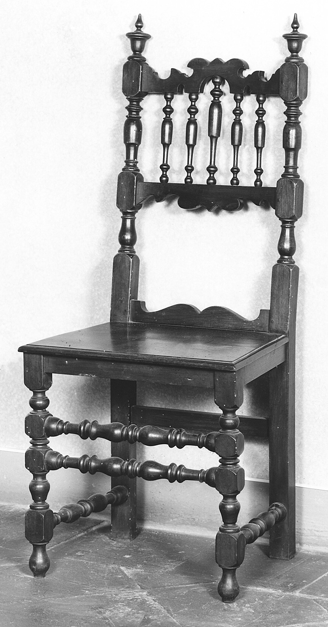 sedia, serie - bottega toscana (ultimo quarto sec. XIX)