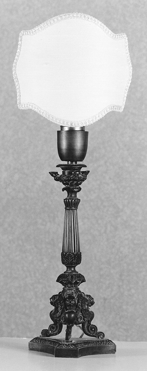 lampada da tavolo, serie - produzione italiana (prima metà sec. XX)