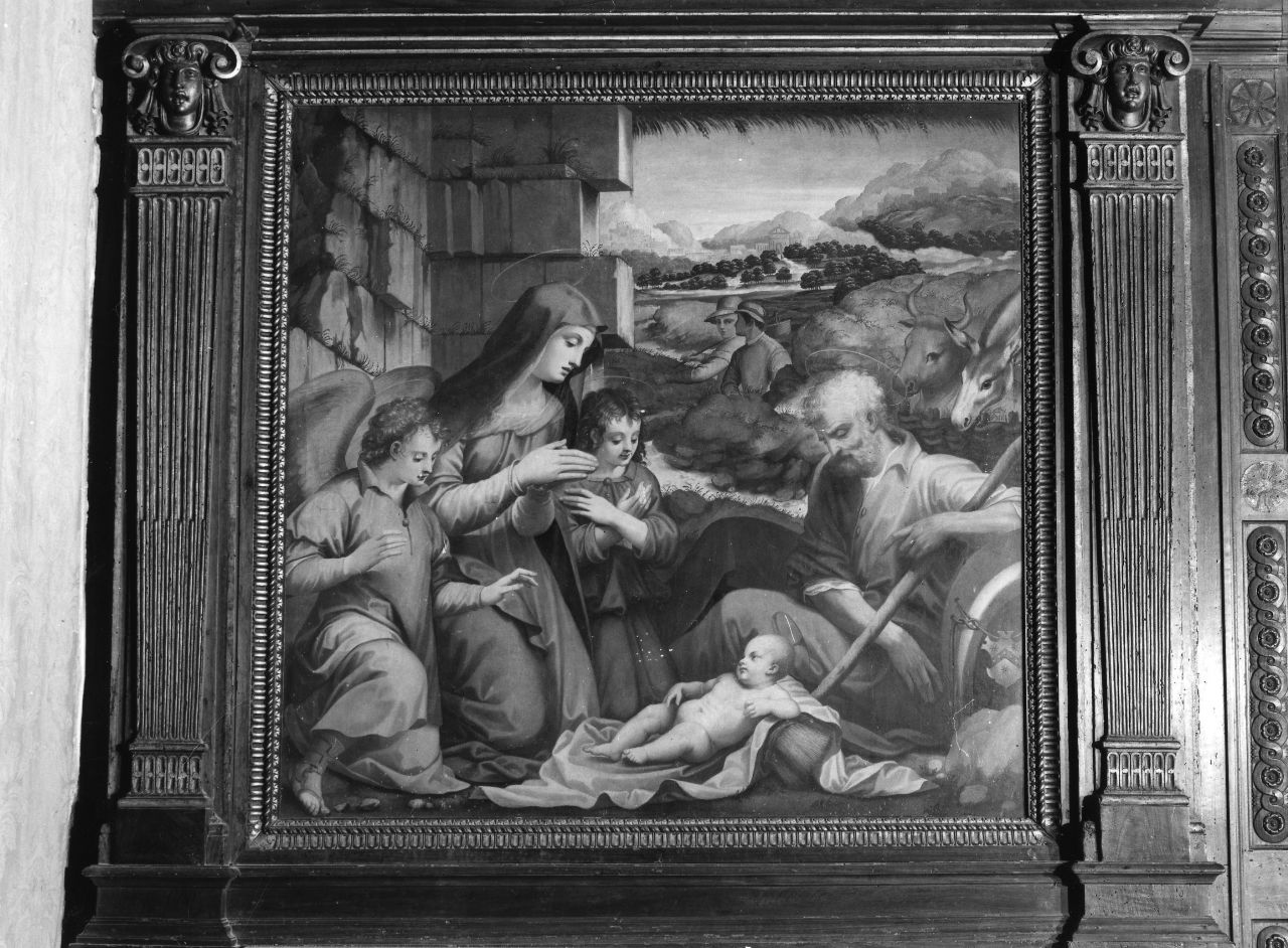 natività di Gesù (dipinto) di Tosini Michele di Ridolfo del Ghirlandaio (attribuito) (sec. XVI)