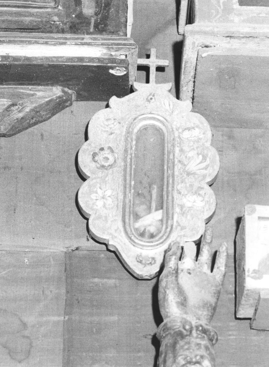 reliquiario, serie - produzione toscana (seconda metà sec. XIX)