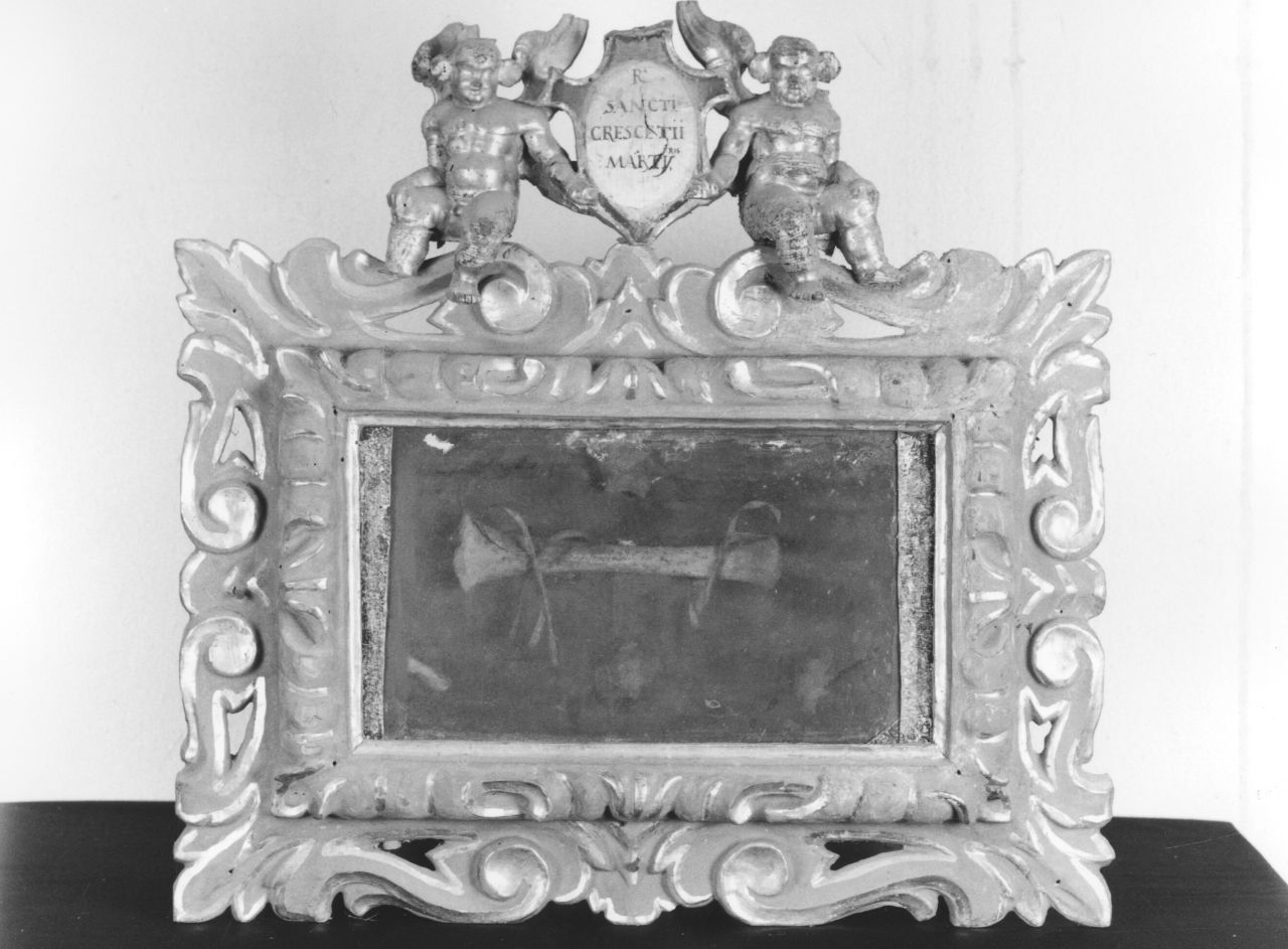 reliquiario a teca - a cassetta - manifattura toscana (sec. XVII)