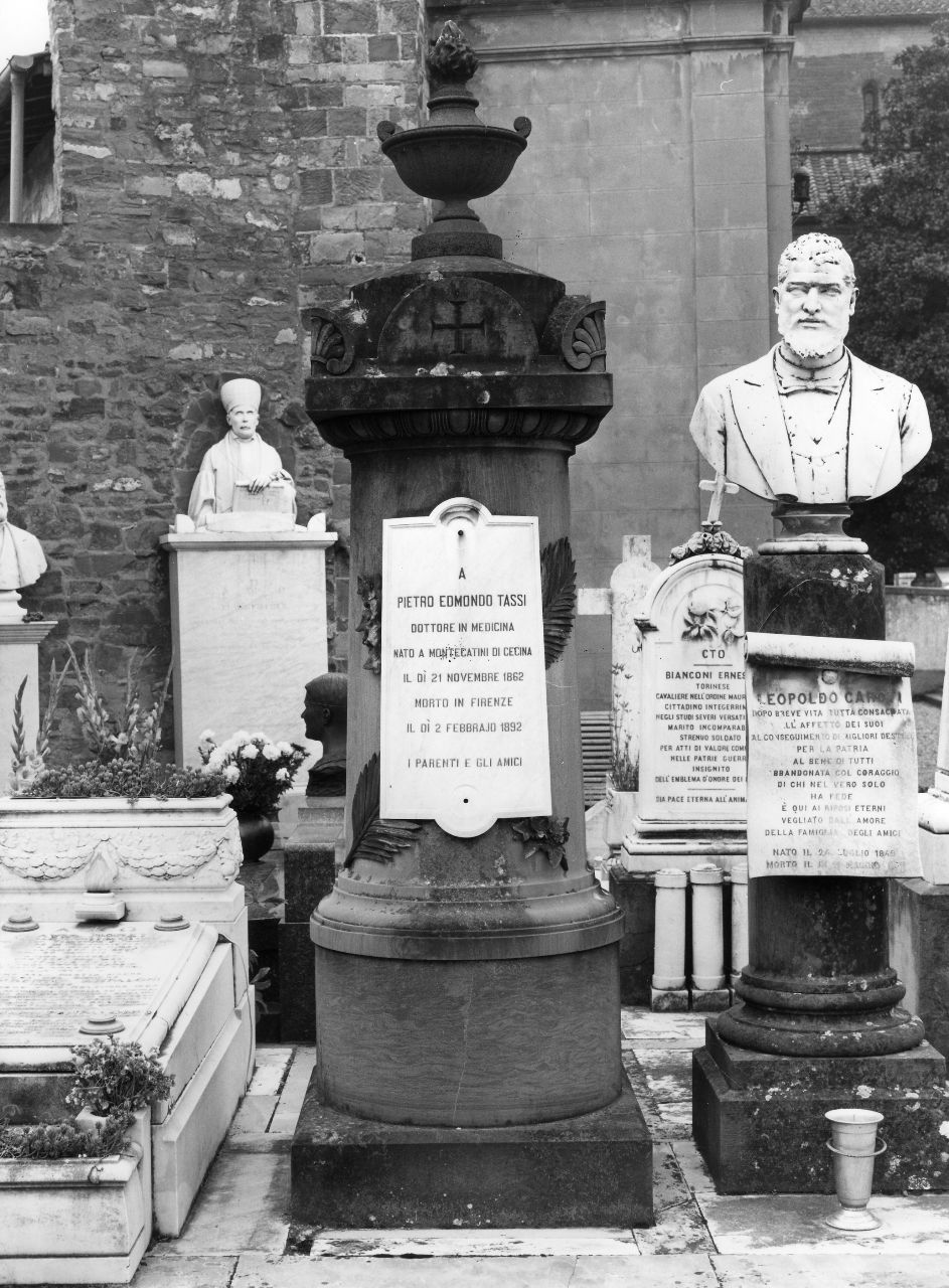 monumento funebre - ambito toscano (sec. XIX)