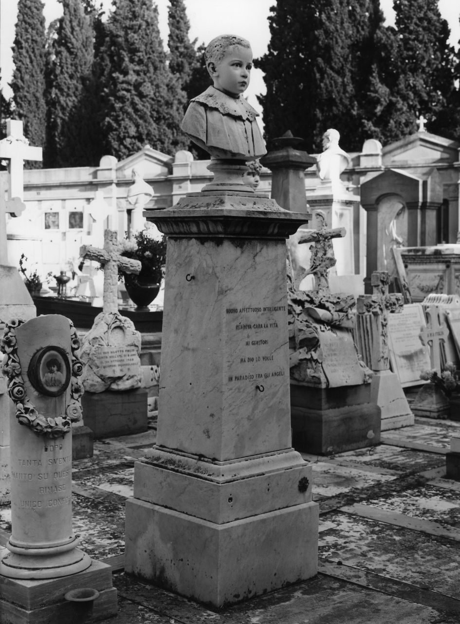 busto ritratto di Manfredino Fanti (monumento funebre) - ambito toscano (sec. XIX)