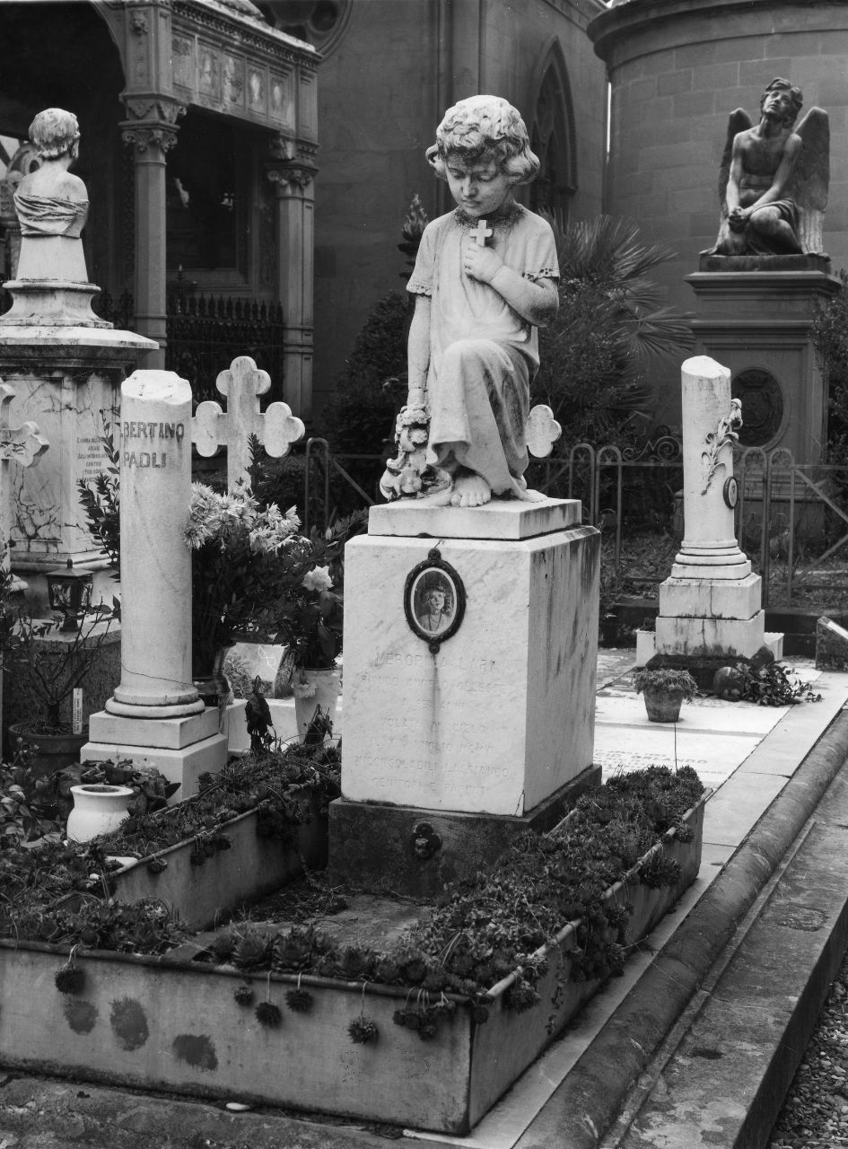 ritratto di Meropina Lari (monumento funebre) - ambito toscano (sec. XX)