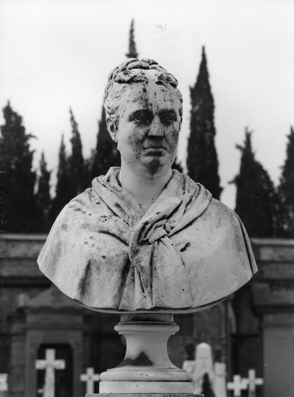 busto ritratto di Adelaide Raddi (monumento funebre) - ambito toscano (sec. XIX)