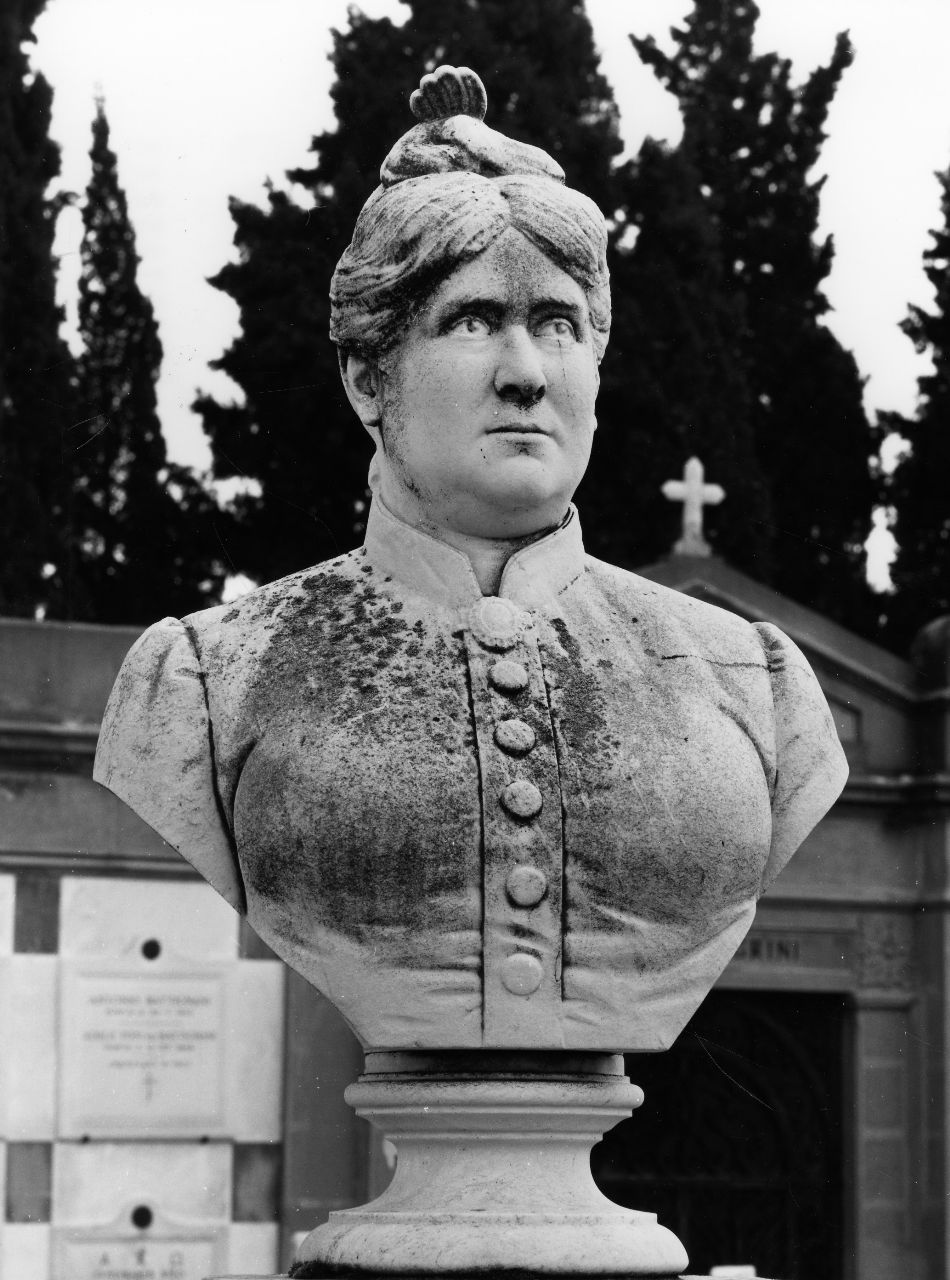 busto ritratto di Giuseppina Marcello Baldinozzi (monumento funebre) - ambito toscano (sec. XIX)