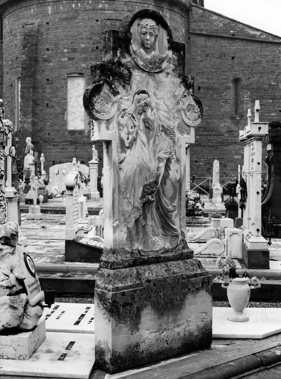 ritratto di Federigo Salvini e figure dei genitori (monumento funebre) di Franceschi Odo (sec. XX)