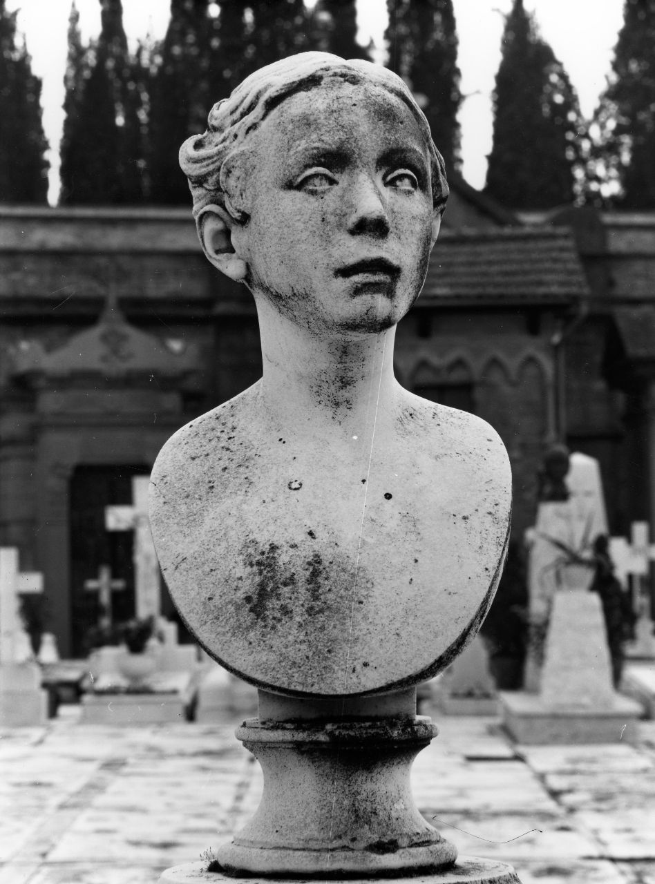 busto ritratto di Achille Fagnoni (monumento funebre) di Fedi Pio (sec. XIX)