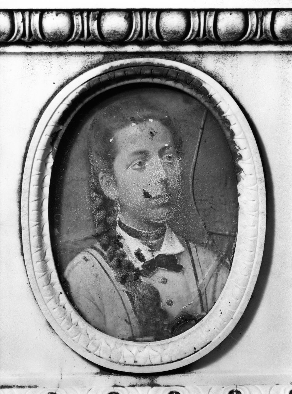 ritratti di Vittoria e Clotilde Tedeschi (monumento funebre) - ambito toscano (fine sec. XIX)