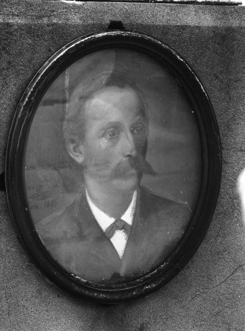 ritratto di Pilade Marrughi (monumento funebre) di Benelli Gino (sec. XIX)