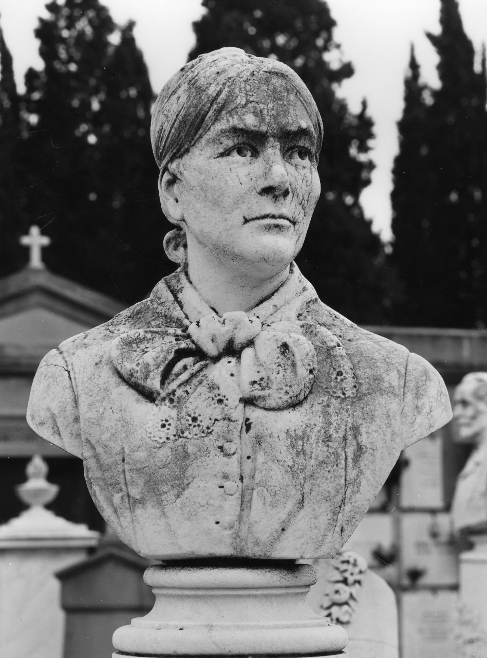 busto ritratto di Massima Chiti (monumento funebre) di Fortini Edoardo (sec. XIX)