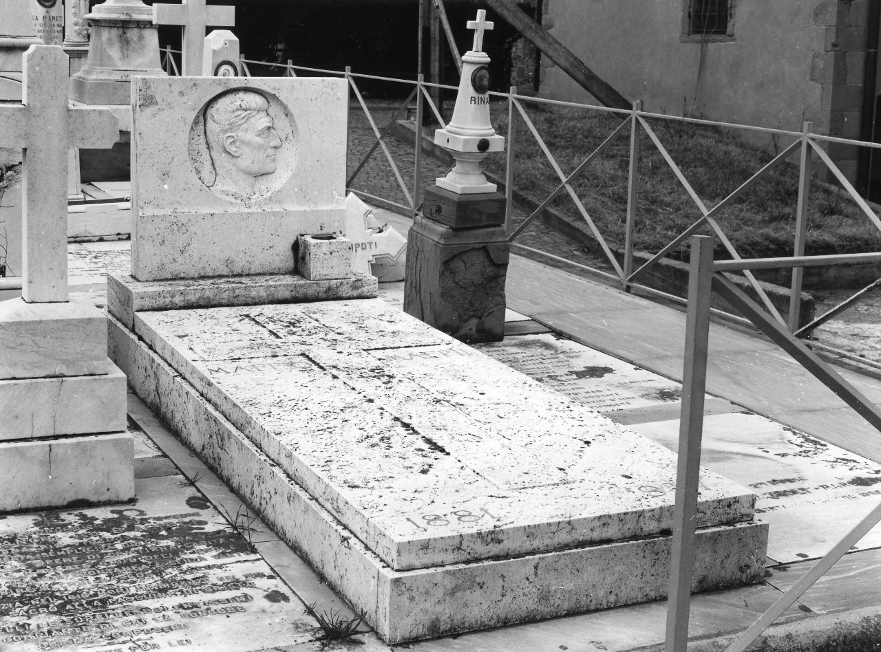 ritratto di Maffio Maffii (monumento funebre) di Romanelli Romano (sec. XX)