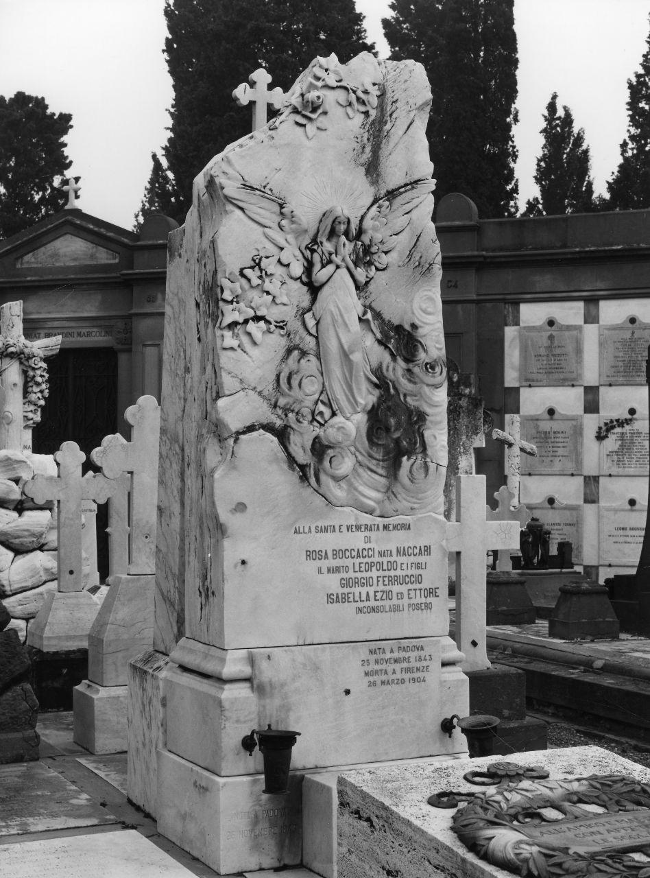 angelo orante (monumento funebre) di Barsanti Dario, Bonetti E (sec. XX)