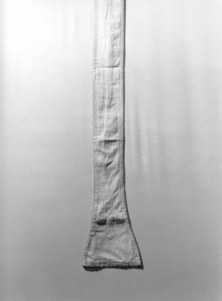 stola, elemento d'insieme - manifattura italiana (metà sec. XX)