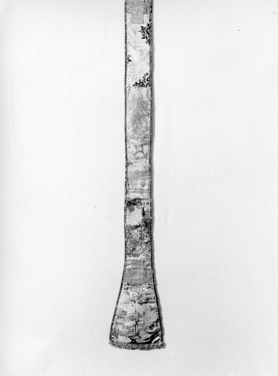 stola, elemento d'insieme - manifattura italiana (prima metà sec. XVIII, sec. XX)