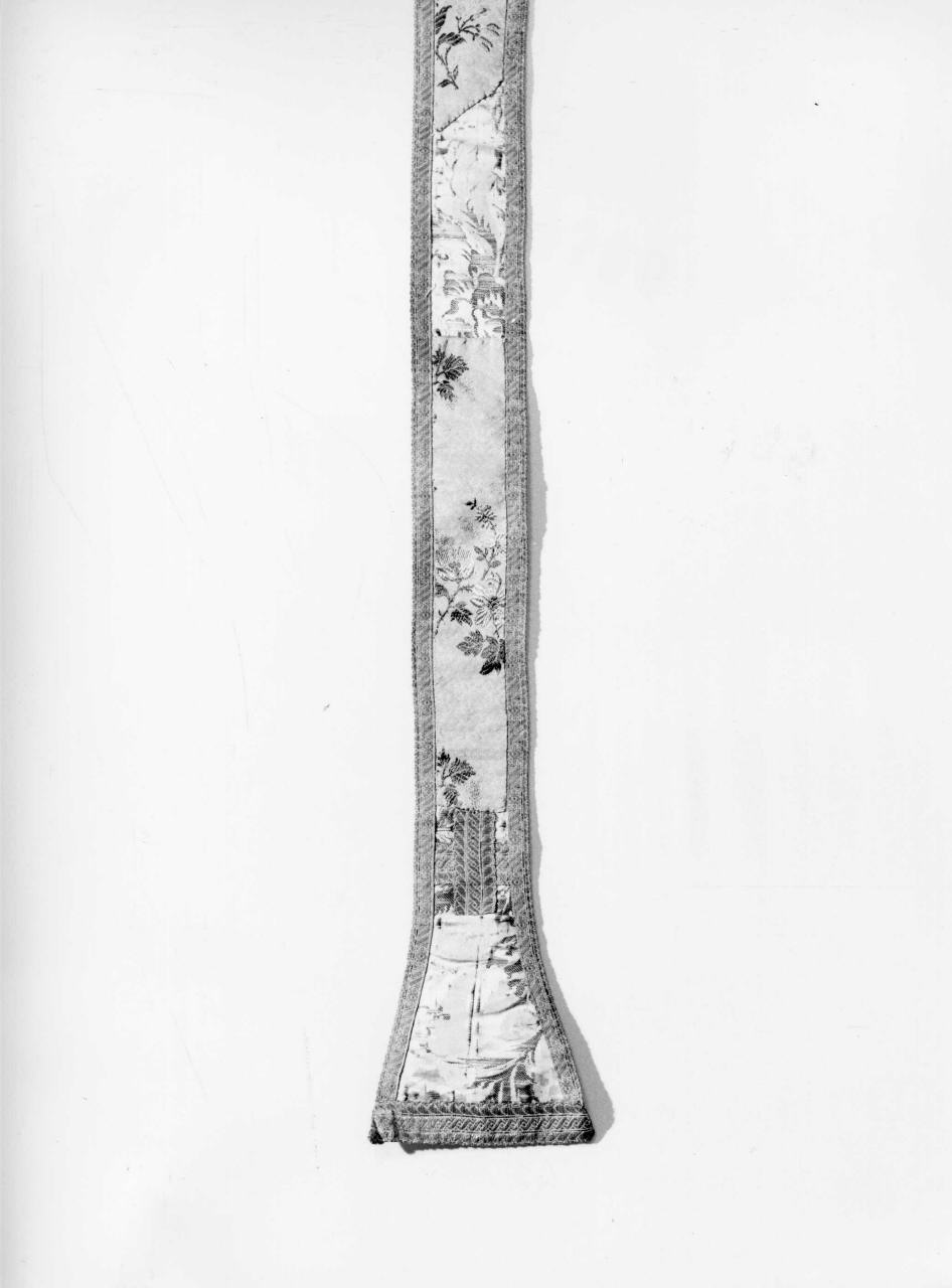 stola, elemento d'insieme - manifattura italiana (secondo quarto, prima metà sec. XVIII, sec. XX)