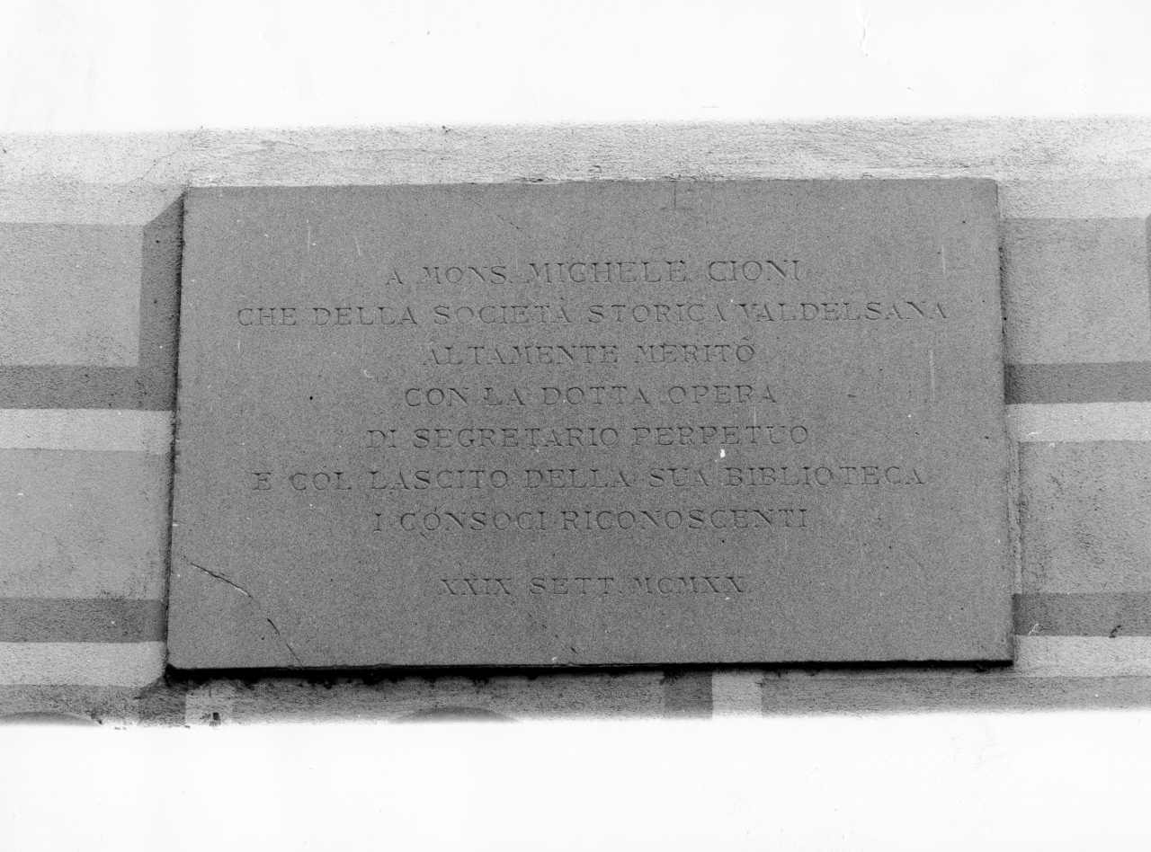 lapide - manifattura toscana (sec. XX)