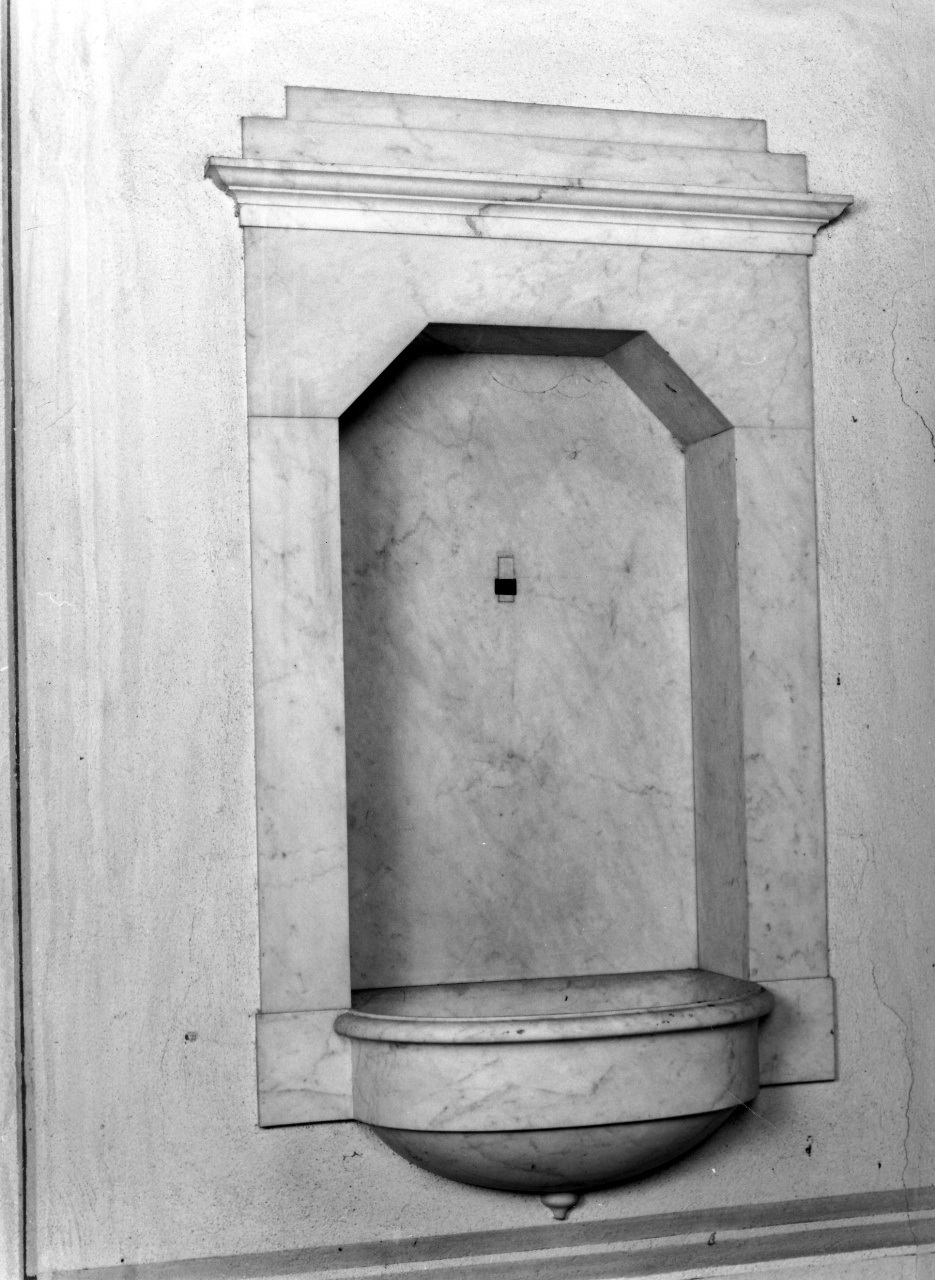 lavabo da sacrestia - manifattura toscana (sec. XIX)